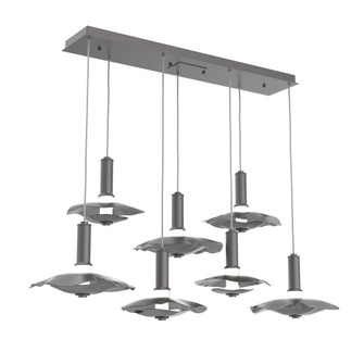 Cumulus Linear 7pc Multi-Pendant (1289|PLB0099-07-GP-00-C01-L3-BI)