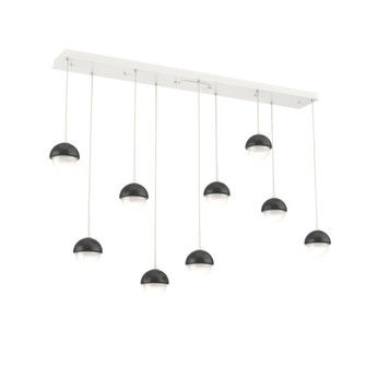 Cabochon Linear 9pc Multi-Pendant (1289|PLB0093-09-WI-WL-C01-L3-MB)