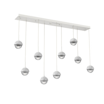 Cabochon Linear 9pc Multi-Pendant (1289|PLB0093-09-WI-C-C01-L3-WM)