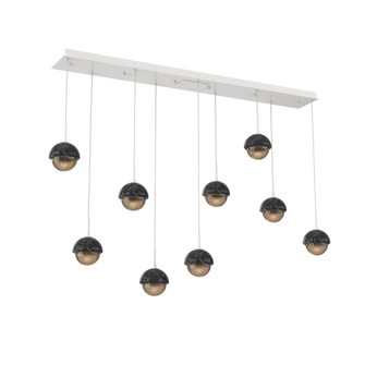 Cabochon Linear 9pc Multi-Pendant (1289|PLB0093-09-WI-B-C01-L1-BM)