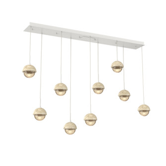 Cabochon Linear 9pc Multi-Pendant (1289|PLB0093-09-WI-A-C01-L3-TR)