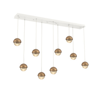Cabochon Linear 9pc Multi-Pendant (1289|PLB0093-09-WI-A-C01-L3-NB)