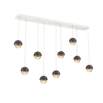 Cabochon Linear 9pc Multi-Pendant (1289|PLB0093-09-WI-A-C01-L1-FB)