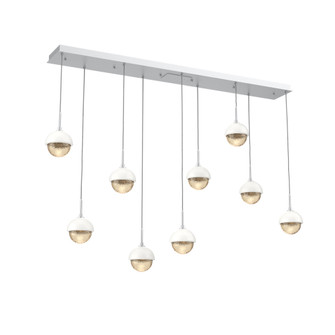 Cabochon Linear 9pc Multi-Pendant (1289|PLB0093-09-CS-A-C01-L3-WI)