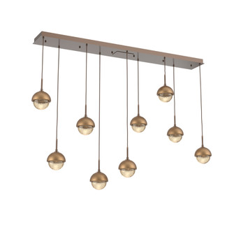 Cabochon Linear 9pc Multi-Pendant (1289|PLB0093-09-BB-A-C01-L1-NB)