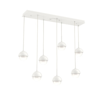 Cabochon Linear 7pc Multi-Pendant (1289|PLB0093-07-WI-WL-C01-L3-MS)