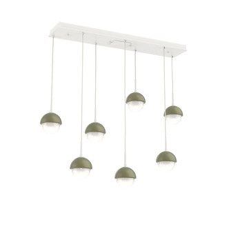 Cabochon Linear 7pc Multi-Pendant (1289|PLB0093-07-WI-WL-C01-L3-GE)