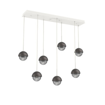 Cabochon Linear 7pc Multi-Pendant (1289|PLB0093-07-WI-S-C01-L3-GP)