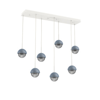 Cabochon Linear 7pc Multi-Pendant (1289|PLB0093-07-WI-S-C01-L3-BU)