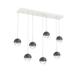 Cabochon Linear 7pc Multi-Pendant (1289|PLB0093-07-WI-C-C01-L3-GP)