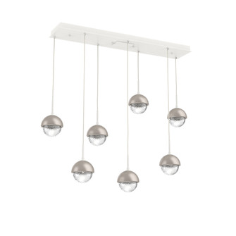 Cabochon Linear 7pc Multi-Pendant (1289|PLB0093-07-WI-C-C01-L1-BS)