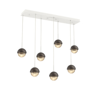 Cabochon Linear 7pc Multi-Pendant (1289|PLB0093-07-WI-A-C01-L3-FB)