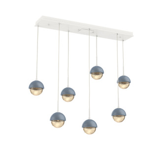 Cabochon Linear 7pc Multi-Pendant (1289|PLB0093-07-WI-A-C01-L1-BU)