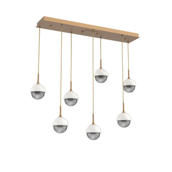 Cabochon Linear 7pc Multi-Pendant (1289|PLB0093-07-NB-S-C01-L3-WI)