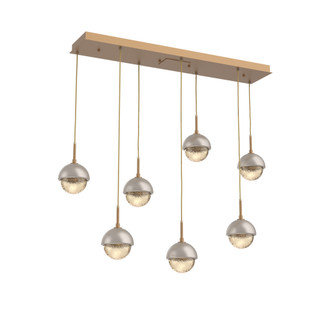 Cabochon Linear 7pc Multi-Pendant (1289|PLB0093-07-NB-A-C01-L1-BS)