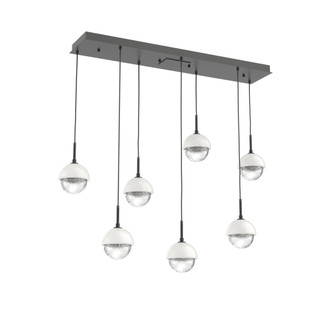 Cabochon Linear 7pc Multi-Pendant (1289|PLB0093-07-MB-C-C01-L3-WI)