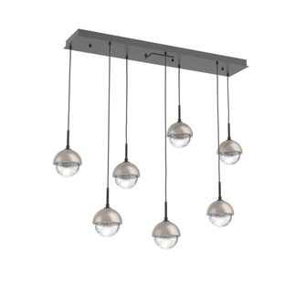 Cabochon Linear 7pc Multi-Pendant (1289|PLB0093-07-MB-C-C01-L3-BS)