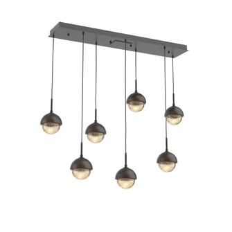 Cabochon Linear 7pc Multi-Pendant (1289|PLB0093-07-MB-A-C01-L3-FB)