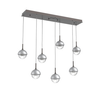 Cabochon Linear 7pc Multi-Pendant (1289|PLB0093-07-GP-C-C01-L3-CS)