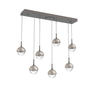 Cabochon Linear 7pc Multi-Pendant (1289|PLB0093-07-GP-C-C01-L1-BS)