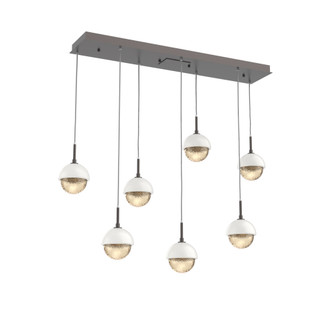 Cabochon Linear 7pc Multi-Pendant (1289|PLB0093-07-GP-A-C01-L1-WI)