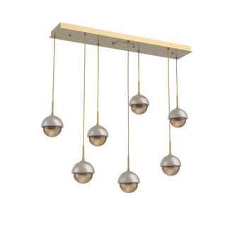 Cabochon Linear 7pc Multi-Pendant (1289|PLB0093-07-GB-B-C01-L3-BS)