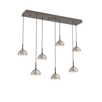 Cabochon Linear 7pc Multi-Pendant (1289|PLB0093-07-FB-WL-C01-L3-BS)