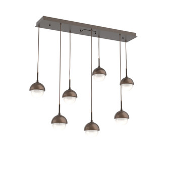 Cabochon Linear 7pc Multi-Pendant (1289|PLB0093-07-FB-WL-C01-L3-BB)