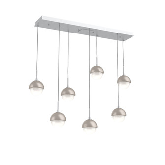 Cabochon Linear 7pc Multi-Pendant (1289|PLB0093-07-CS-WL-C01-L3-BS)