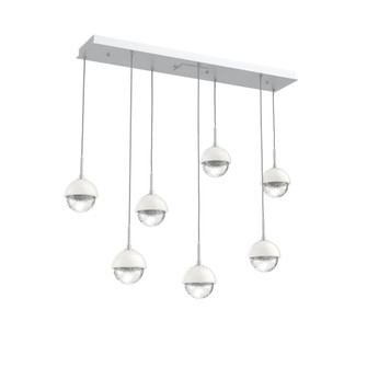 Cabochon Linear 7pc Multi-Pendant (1289|PLB0093-07-CS-C-C01-L1-WI)