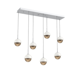 Cabochon Linear 7pc Multi-Pendant (1289|PLB0093-07-CS-B-C01-L1-WI)