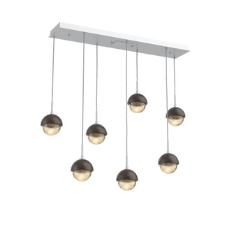 Cabochon Linear 7pc Multi-Pendant (1289|PLB0093-07-CS-A-C01-L3-FB)