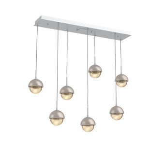 Cabochon Linear 7pc Multi-Pendant (1289|PLB0093-07-CS-A-C01-L3-BS)