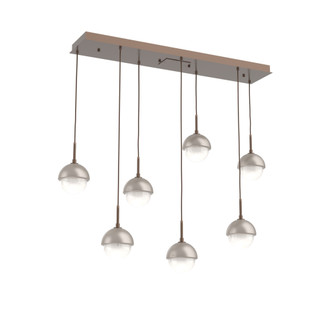 Cabochon Linear 7pc Multi-Pendant (1289|PLB0093-07-BB-WL-C01-L3-BS)