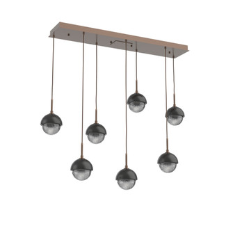 Cabochon Linear 7pc Multi-Pendant (1289|PLB0093-07-BB-S-C01-L1-MB)