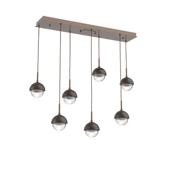 Cabochon Linear 7pc Multi-Pendant (1289|PLB0093-07-BB-C-C01-L3-FB)