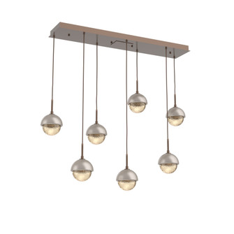 Cabochon Linear 7pc Multi-Pendant (1289|PLB0093-07-BB-A-C01-L3-BS)