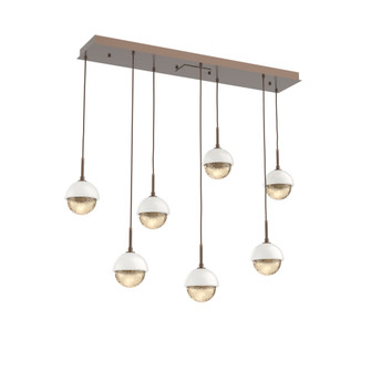 Cabochon Linear 7pc Multi-Pendant (1289|PLB0093-07-BB-A-C01-L1-WI)