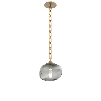 Nova Round Single Pendant Chain (LED) (1289|LNB0068-01-GB-GS-CH2-L1)