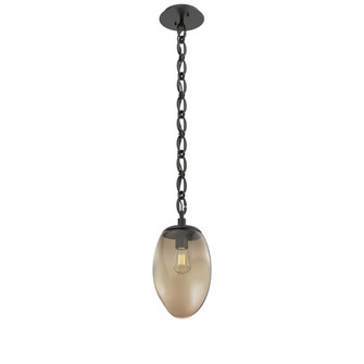 Meteo Single Pendant with Chain (Bulb) (1289|LNB0063-01-MB-B-CH2-E2)