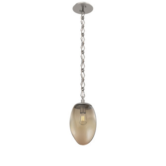 Meteo Single Pendant with Chain (Bulb) (1289|LNB0063-01-BS-B-CH1-E2)