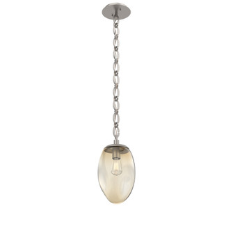 Meteo Single Pendant with Chain (Bulb) (1289|LNB0063-01-BS-A-CH2-E2)