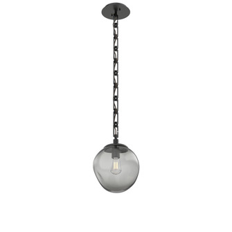 Aster Round Single Pendant with Chain (Bulb) (1289|LNB0062-01-MB-S-CH3-E2)