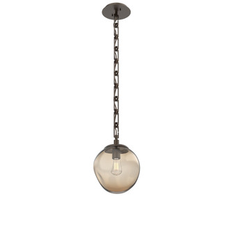 Aster Round Single Pendant with Chain (Bulb) (1289|LNB0062-01-FB-B-CH3-E2)