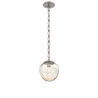 Aster Round Single Pendant with Chain (Bulb) (1289|LNB0062-01-BS-A-CH1-E2)