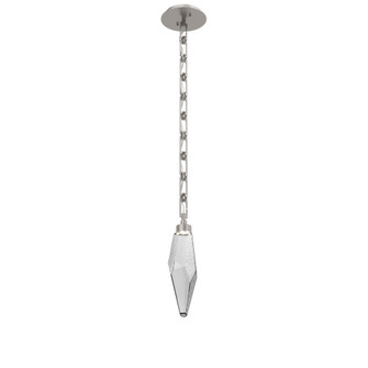 Rock Crystal Chain Pendant - 15-Inch (1289|LNB0050-15-BS-CS-CH3-L3)