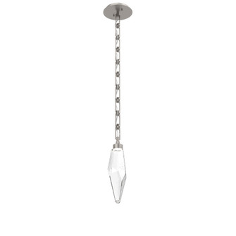 Rock Crystal Chain Pendant - 15-Inch (1289|LNB0050-15-BS-CC-CH3-L3)