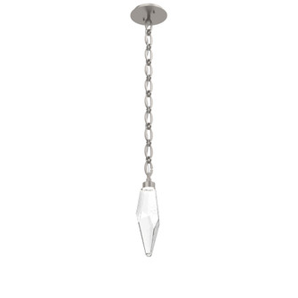 Rock Crystal Chain Pendant - 15-Inch (1289|LNB0050-15-BS-CC-CH2-L3)