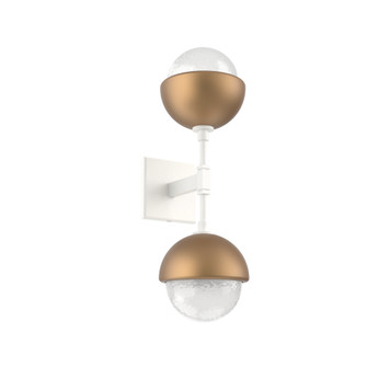 Cabochon Double Sconce (1289|IDB0093-02-WI-WL-L3-NB)