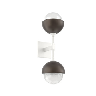 Cabochon Double Sconce (1289|IDB0093-02-WI-WL-L3-FB)